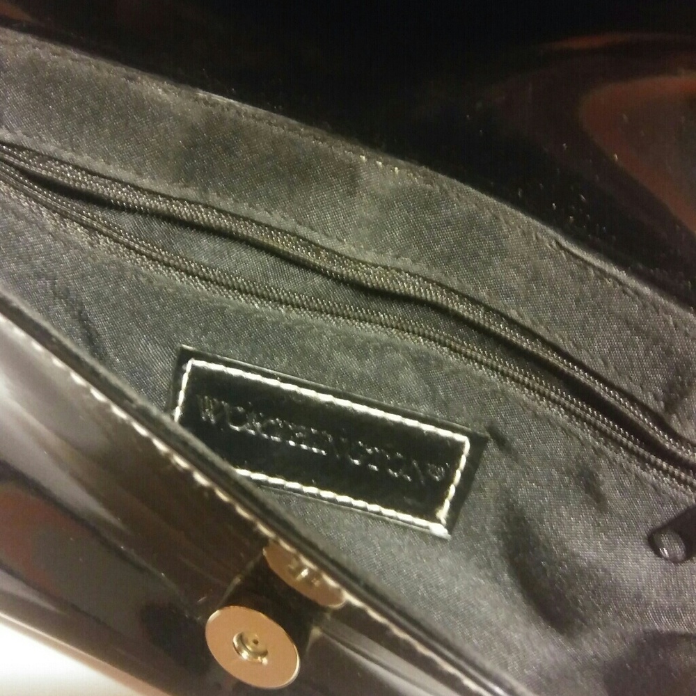 Black Studded Clutch - Picture 3 of 6